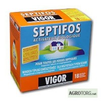 Биопорошок «SEPTIFOS VIGOR» для туалетов и выгребных ям.