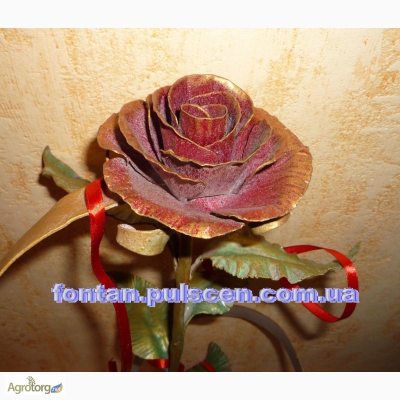 Фото 11. Кованые розы сувенир подарок для девушки в Новый год 8 марта Кованая роза кована троянда