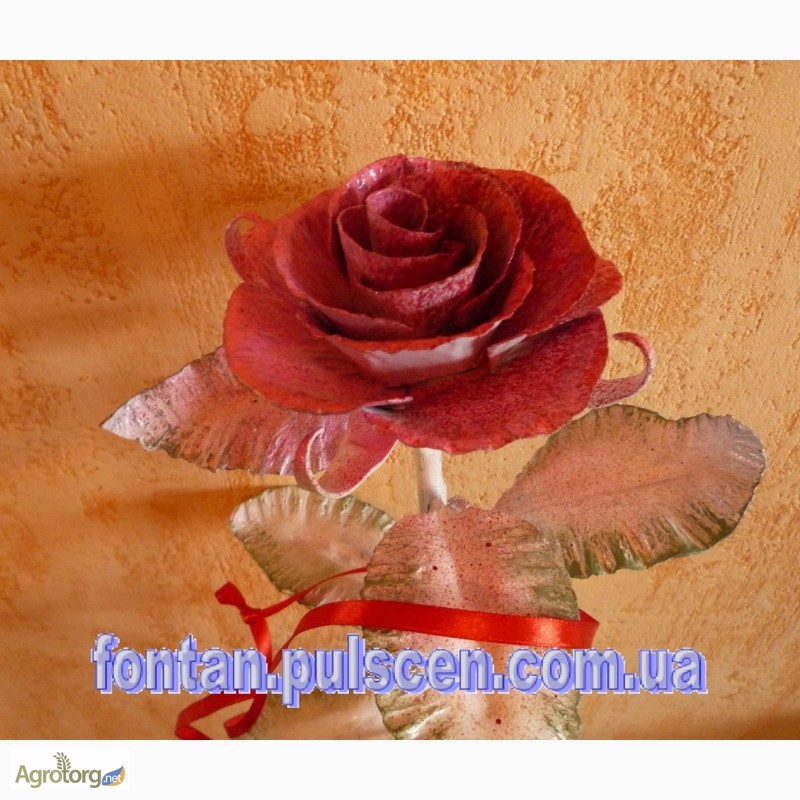 Фото 8. Кованые розы сувенир подарок для девушки в Новый год 8 марта Кованая роза кована троянда