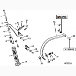 Втулка стойки культиватора John Deere 960 N135842