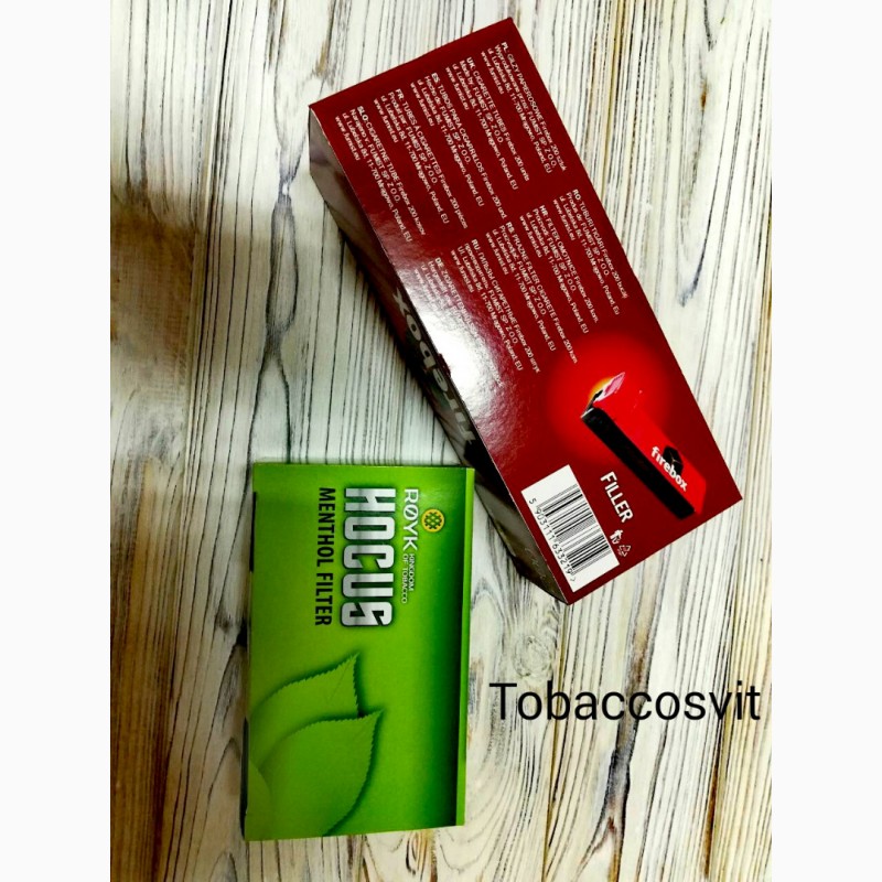 Фото 14. Сигаретные гильзы Набор HOCUS Menthol 2 Упаковки