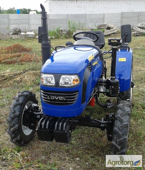 Фото 2. Мини-трактор Foton/Lovol TE-244 (Фотон ТЕ-244) с реверсом и широкой резиной | Купить, цена
