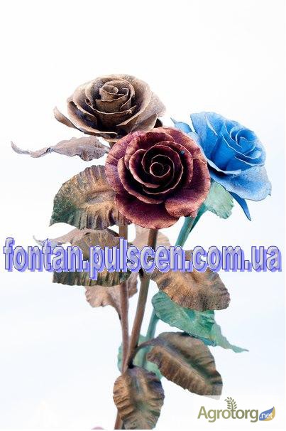 Фото 18. Кованые розы, цветы, Кованая роза, Кована троянда опт розница