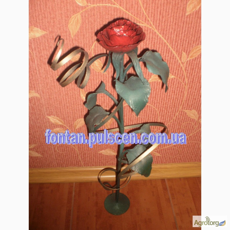 Фото 2. Кованые розы, цветы, Кованая роза, Кована троянда опт розница