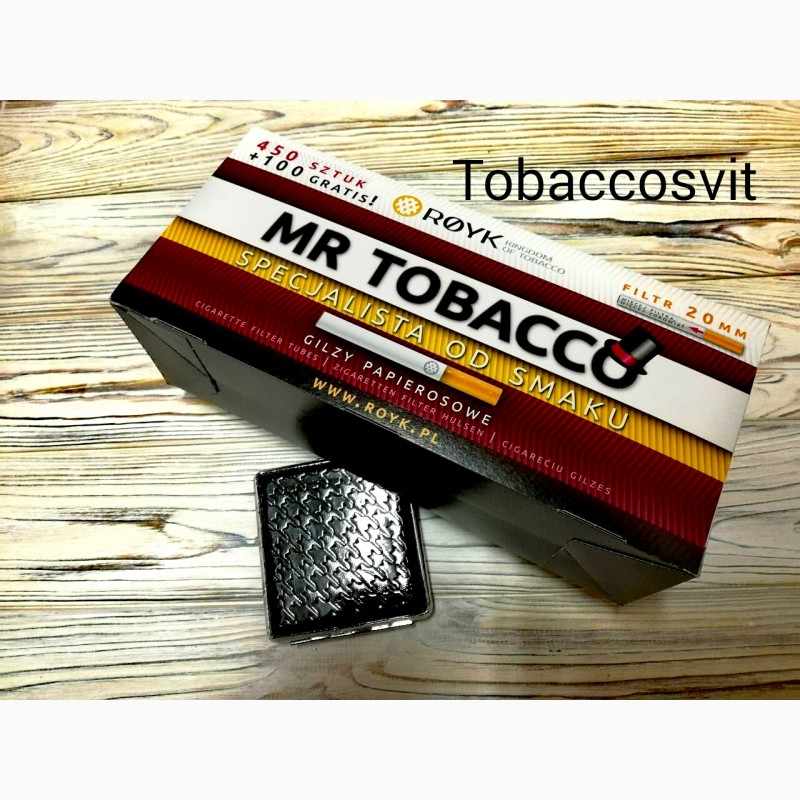 Фото 3. Сигаретные гильзы MR TOBACCO