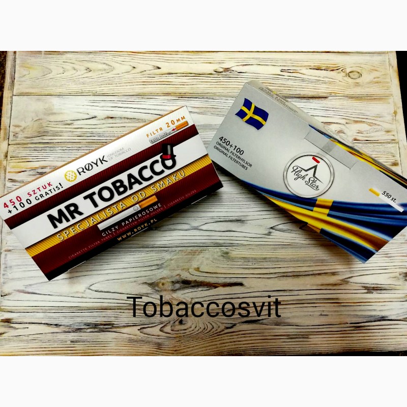 Фото 7. Сигаретные гильзы MR TOBACCO