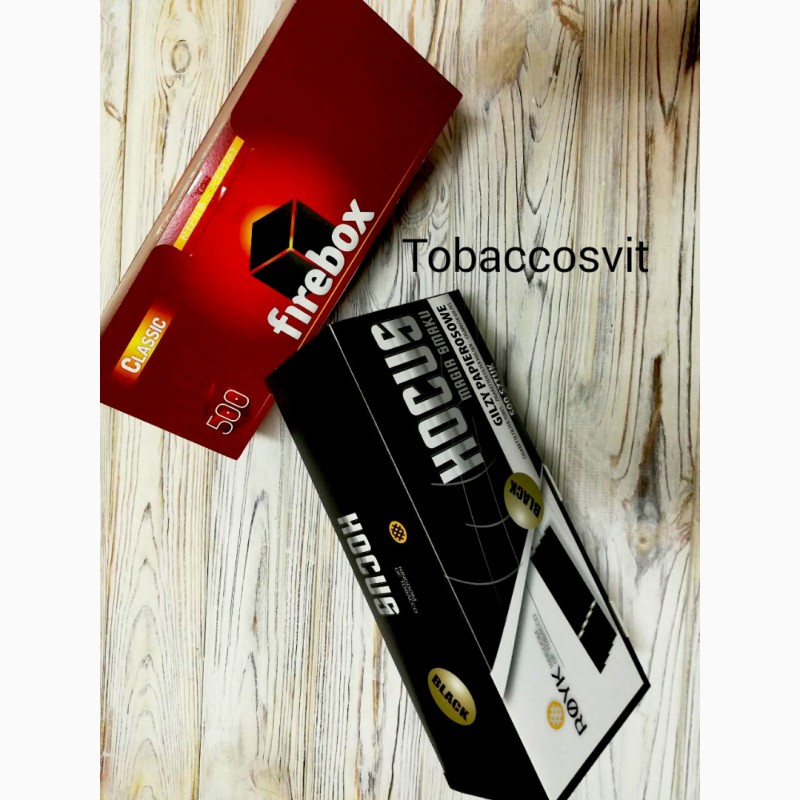 Фото 4. Гильзы для сигарет Набор Firebox 500 + 2 HOCUS Menthol