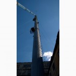 Изготовление и монтаж промышленных дымовых и вентиляционных труб высотой до 70 метров