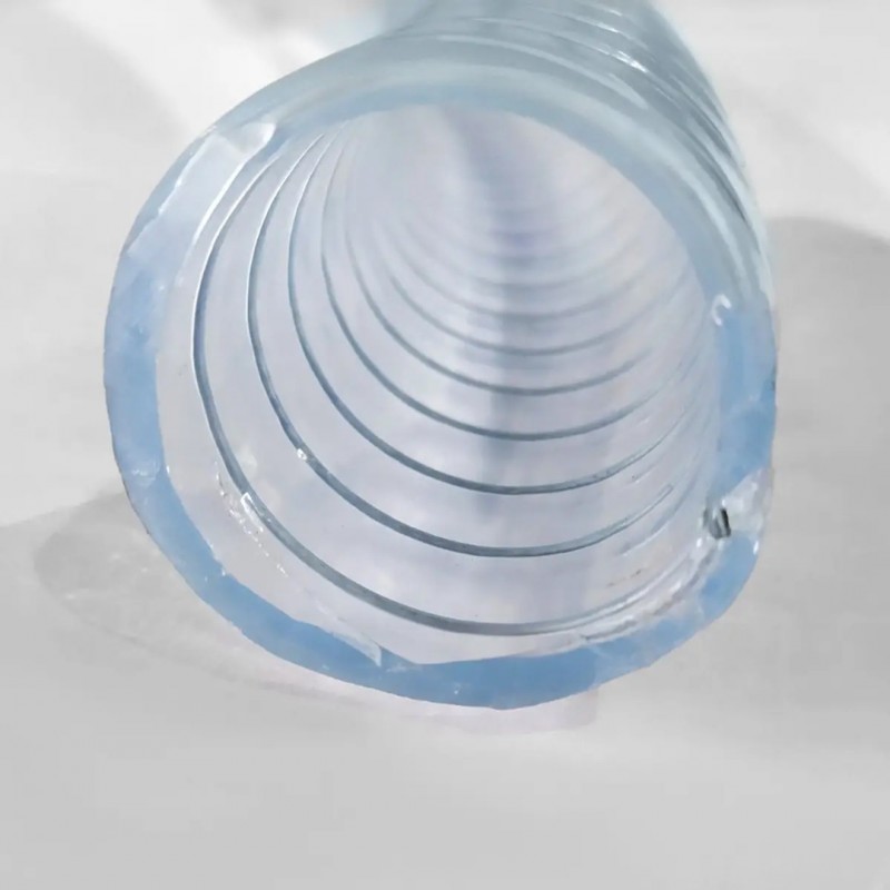 Фото 4. Пищевой армированный шланг НД прозрачный (1 1/4, внутренний диаметр 38 мм)