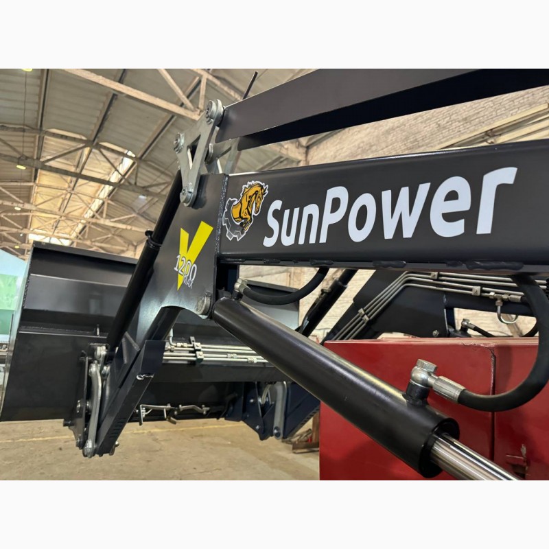 Фото 7. Фронтальний навантажувач на трактор SunPower MAX 1200