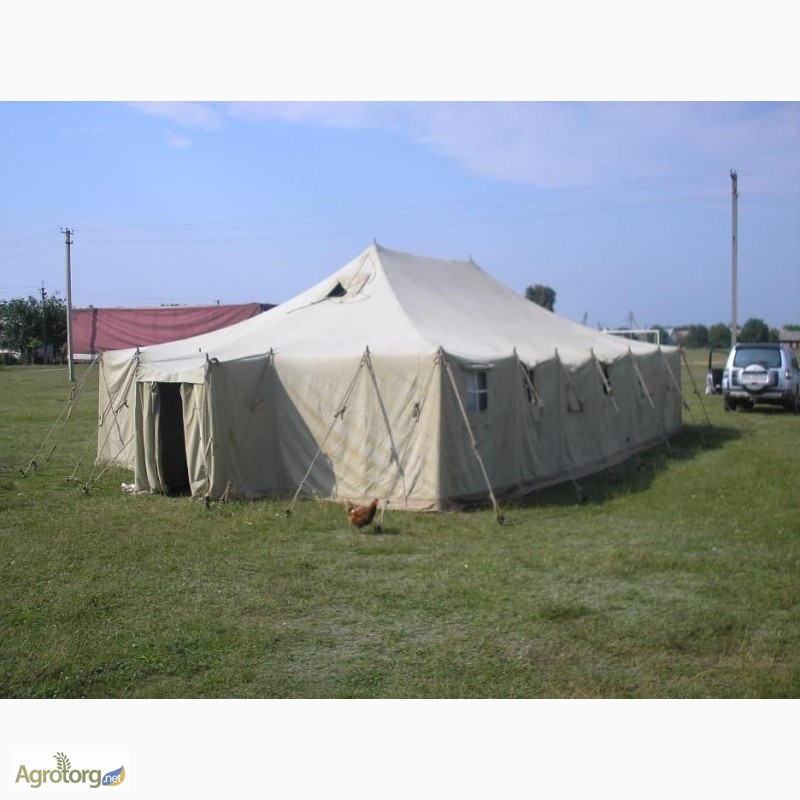 Фото 12. Тенты, навесы брезентовые, палатки армейские любых размеров, пошив