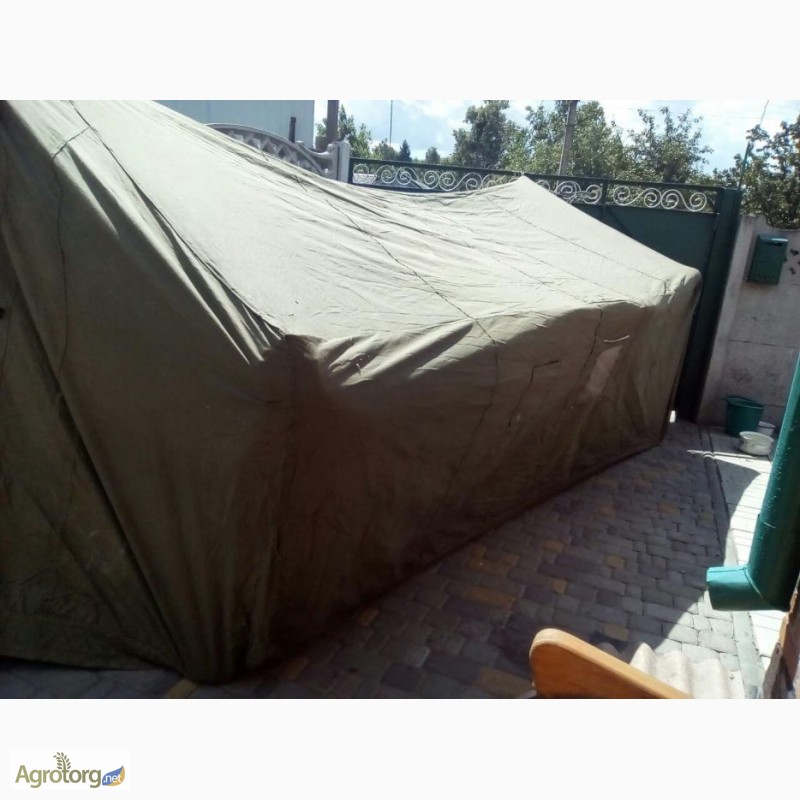 Фото 15. Тенты, навесы брезентовые, палатки армейские любых размеров, пошив