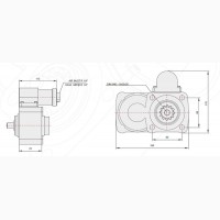 Коробка отбора мощности КОМ ZF-2 со смещенным центром