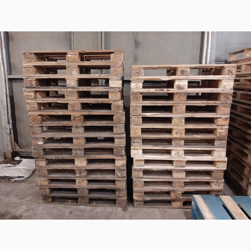 Фото 2. Піддони б/у палети деревяні європоддони тара європалети EUR EPAL