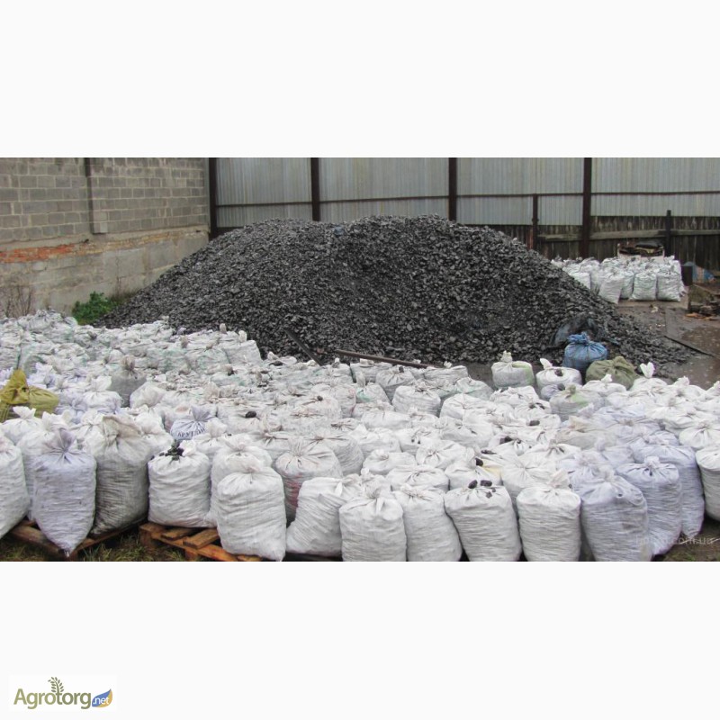 Фото 2. Уголь антрацит орех и семечка в мешках с доставкой в Запорожье