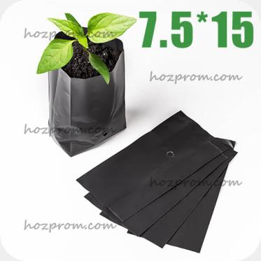 Фото 3. Ідеальні для кореневої системи рослин чорні пакети для саджанців 7, 5*15 см