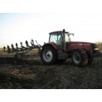 Трактор Case MX 285 и Плуг Lemken 6+1