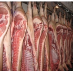 Мясо свинины в полутушах, охлажденное