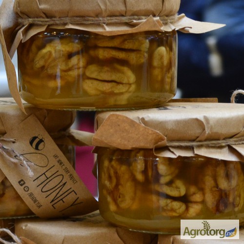 Фото 4. Продам мед, мед с орехами, фруктами и какао