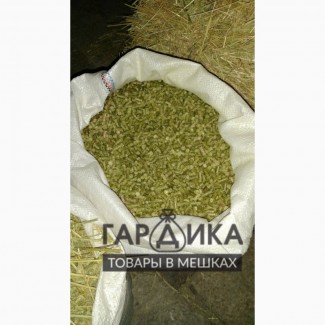 Травяная гранула из люцерны (корм для кроликов), мешок 10кг