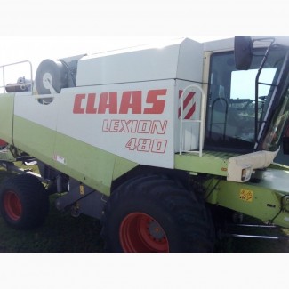 Комбайн Claas Lexion 480 (2000 г.в.), Жатка 6.6, Рапсовый стол, Тележка