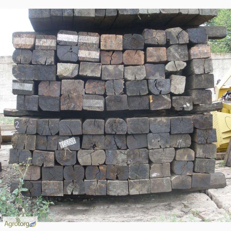 Фото 3. Продаются деревянные шпалы б/у, строительная, на дрова