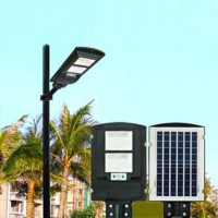 Уличный фонарь на солнечных батареях с датчиком движения, светильник, освещение