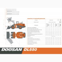 Новый фронтальный погрузчик Doosan DL550