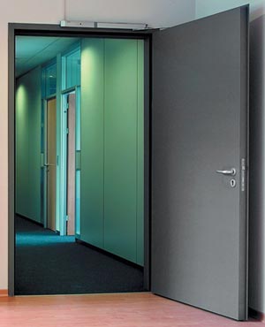 Фото 2. Двери для промышленных и складских зданий, офисные двери, противопожарные двери