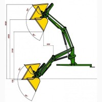 Погрузчик фронтальный для МТЗ Дубok-12