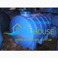 Прямоугольная кубовая пластиковая емкость для запаса воды