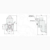 Коробка отбора мощности Мерседес G3 в сторону UNI