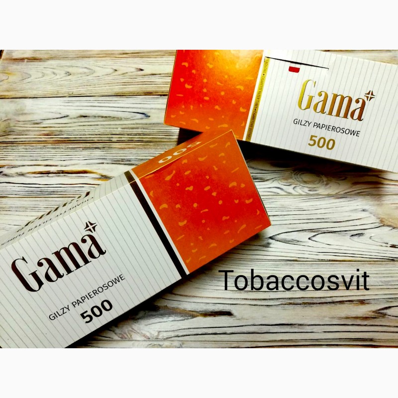 Фото 2. Табачные гильзы, Гильзы для сигарет Набор GAMA 500 4 Упаковки