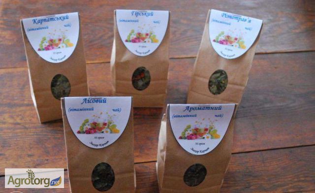 Фото 2. Фіто чай з лісових трав та плодів з Карпатського регіону