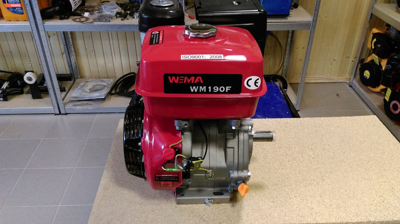 Фото 9. Двигатель бензиновый WEIMA WM190F-S 16 л.с.(HONDA GX420) Шпонка