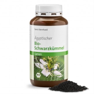 Семена черного тмина в пластиковой баночке от Sanct Bernarhd 250 грамм, Германия