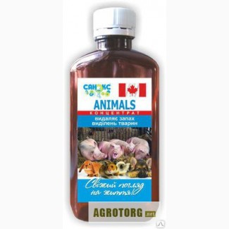 Биопрепарат «Санэкс Animals Концентрат» для устранения запахов животных