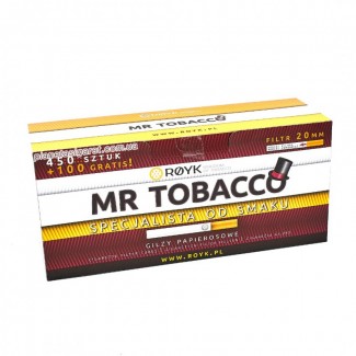 Сигаретні гільзи Mr Tobacco 550 штук, фільтр 20 мм