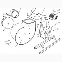Робочее колесо вентилятора (ЗВС 20 А)