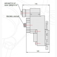 Коробка отбора мощности Мерседес Атего G60 в сторону