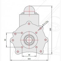 Коробка отбора мощности Мерседес Атего G60 в сторону