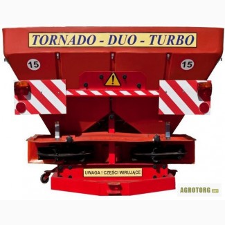 Разбрасыватель минеральных удобрений Dexwal Tornado Duo turbo