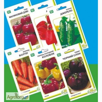 Продам оптом пакетоване насіння овочевих культур