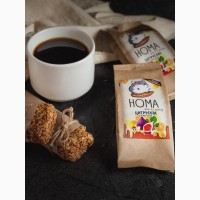 Продажа сухих завтраков (гранола), злакового печенья от производителя Homa Foods, Чернигов