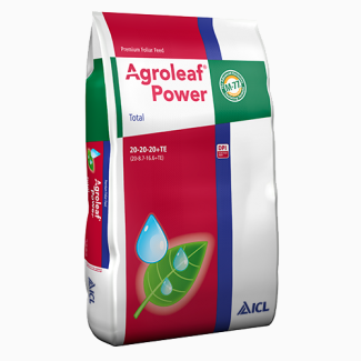 Мінеральне добриво Agroleaf Power Total (універсальний) 20-20-20 + мікроелементи, 15кг
