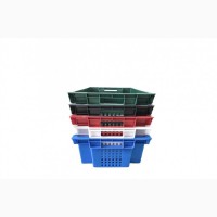 Пищевые хозяйственные пластиковые ящики для мяса молока рыбы ягод овощей в Днепре купить
