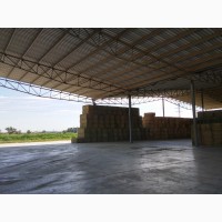 Завод по производству топливных пеллет из соломы