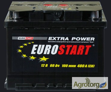 Фото 3. Автомобільний акумулятор Eurostart