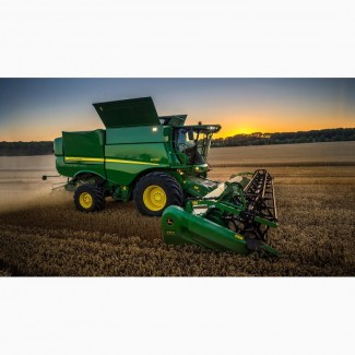 Збирання зернових та бобових культур (комбайн John Deere), Полтавська обл