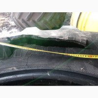 Сложные ремонты боковых порезов шин 710/75R42 Michelin